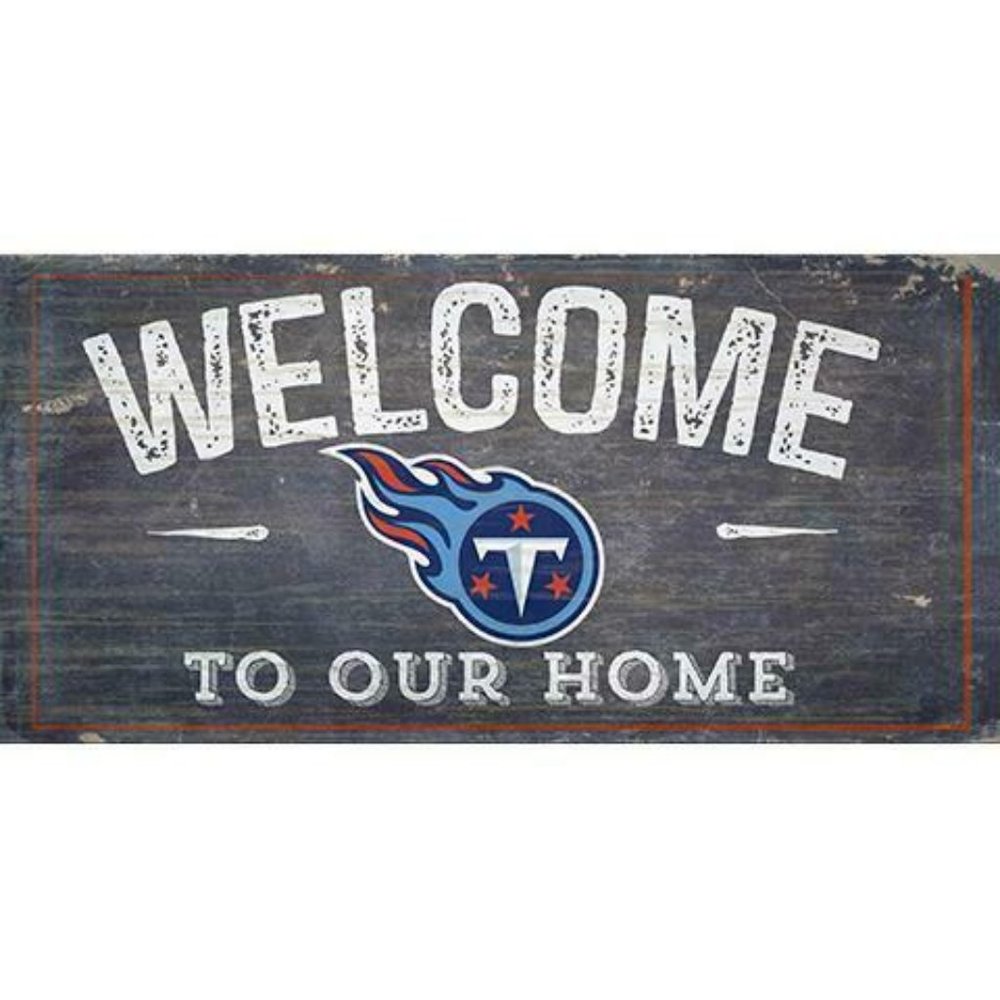 TENNESSEE TITANS WOOD SIGNS 6"X12"